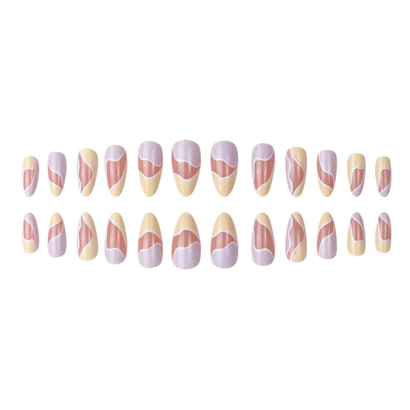 Artistic Abstract Nail Art Extensions Kalsten
