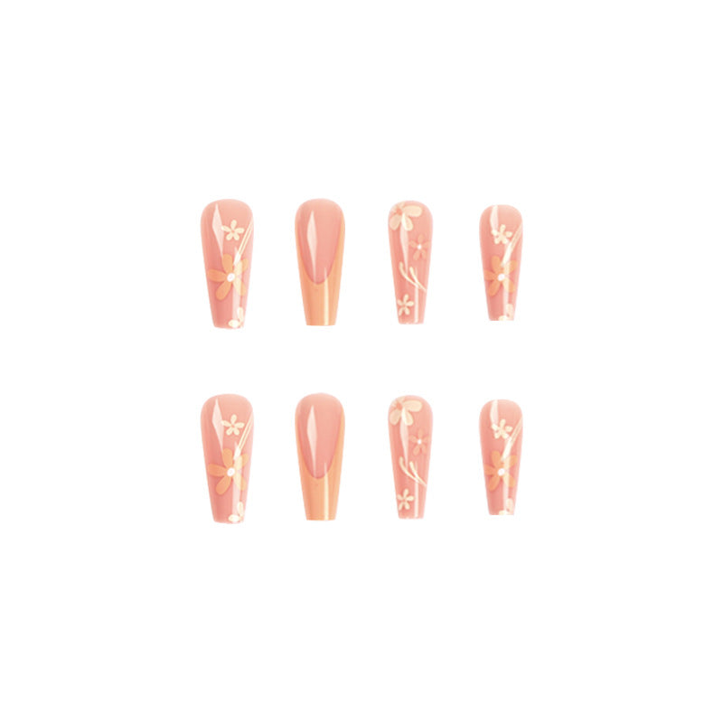 Artistic Nail Art with Floral and Creative Design Kalsten