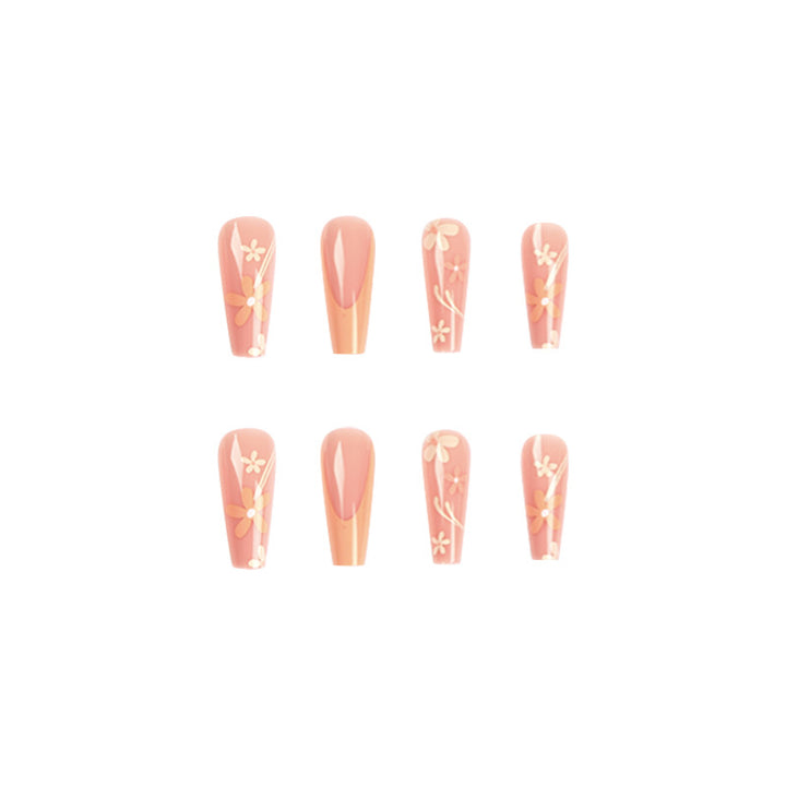 Artistic Nail Art with Floral and Creative Design Kalsten