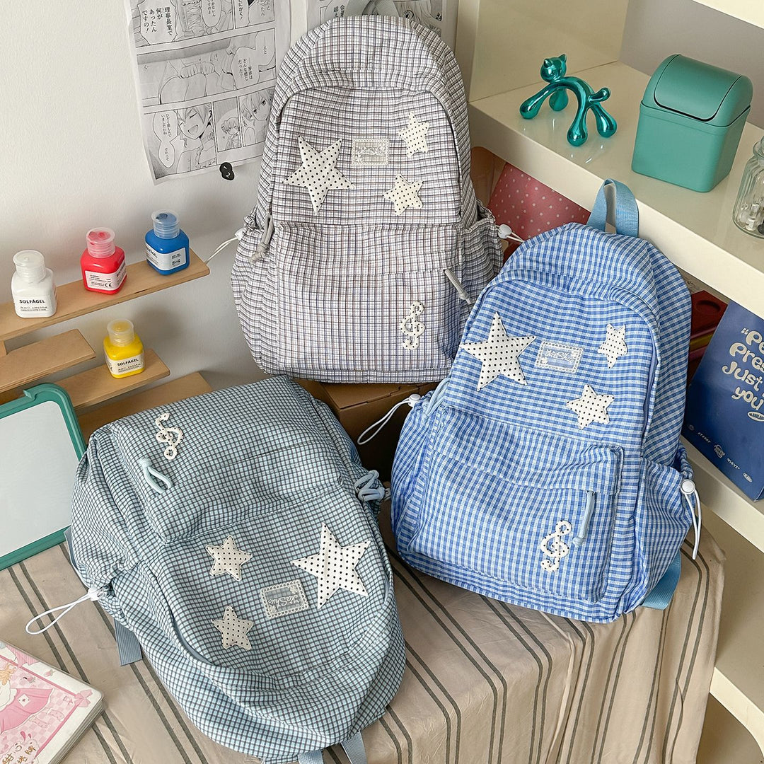 Stylish Music-Themed Casual Backpack Kalsten