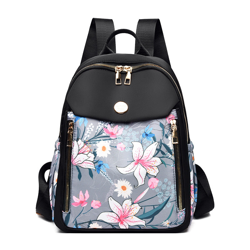 Floral Print Backpack Kalsten