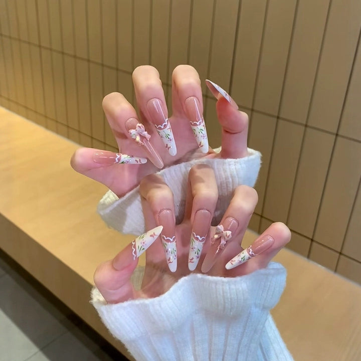 Artistic Themed Stiletto Nail Tips
