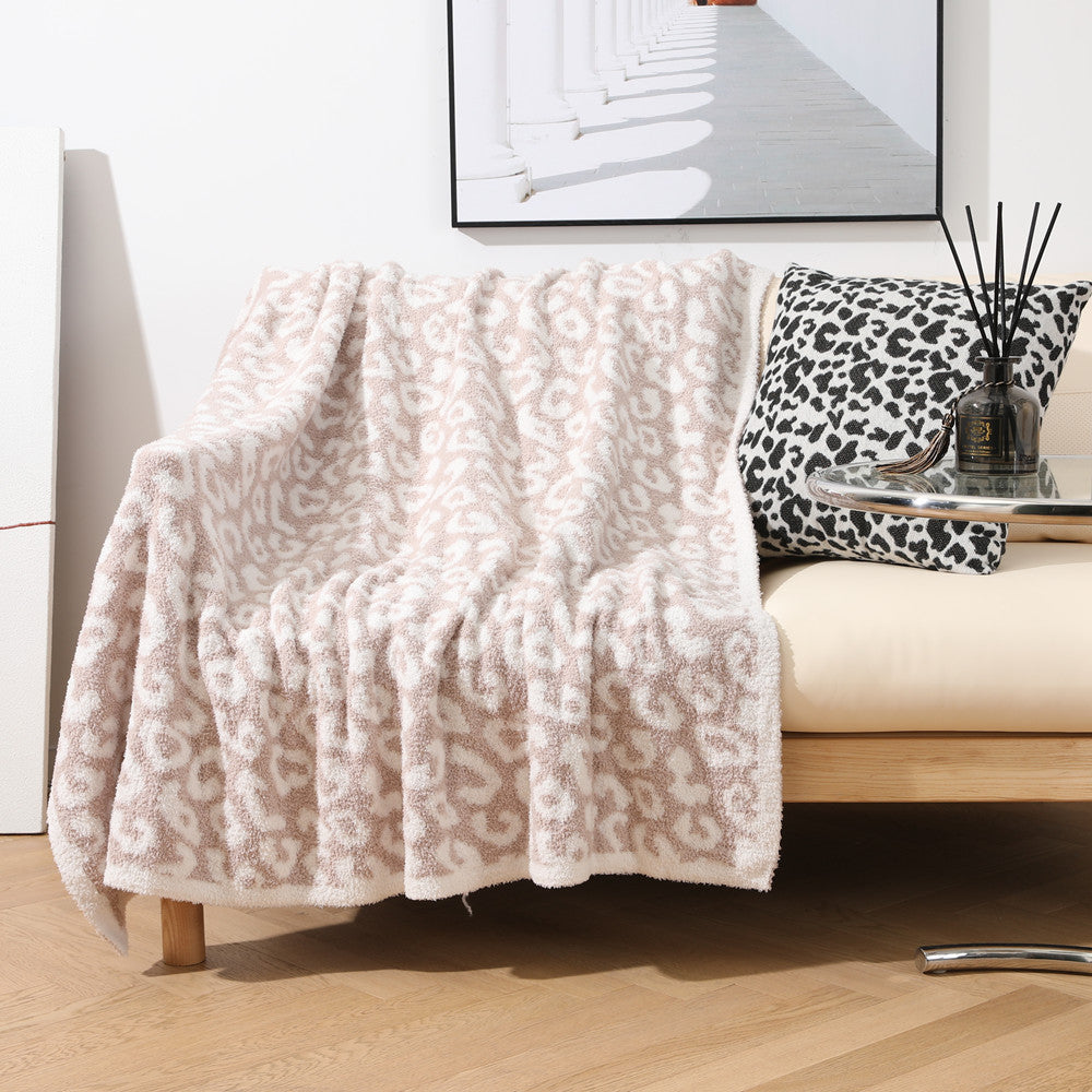 Luxury Leopard Print Throw Kalsten