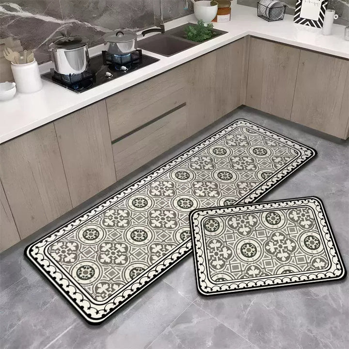 Geometric Pattern Kitchen Runner Mat
