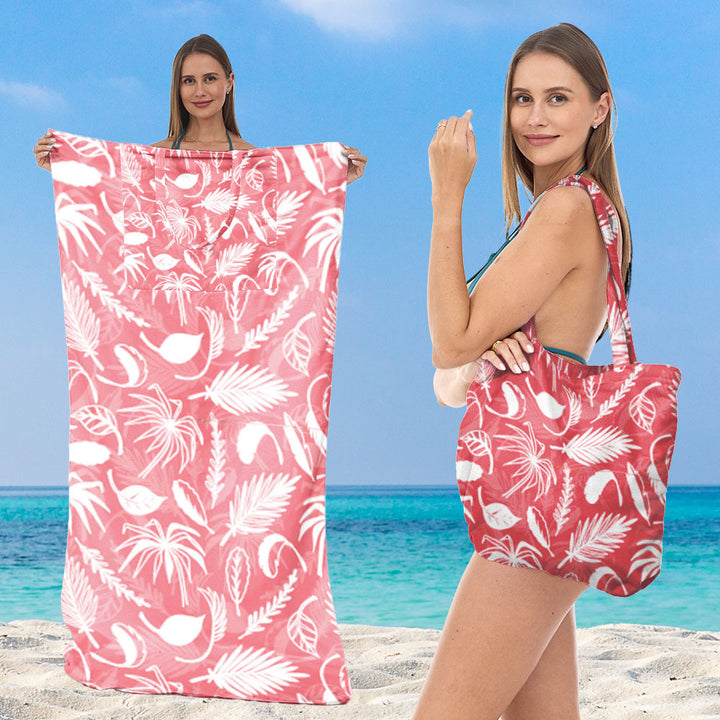Beach towel with elegant floral patterns Kalsten