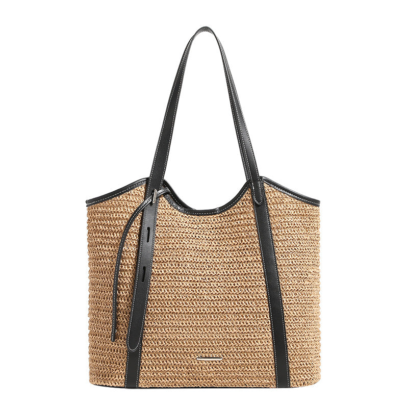 Chic Woven Straw Tote Bag