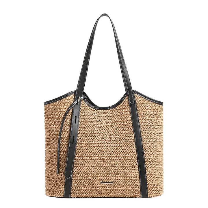 Chic Woven Straw Tote Bag