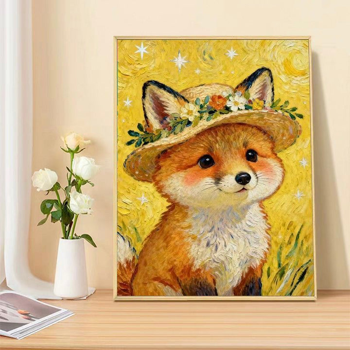 Whimsical Bunny Canvas Art Print Kalsten