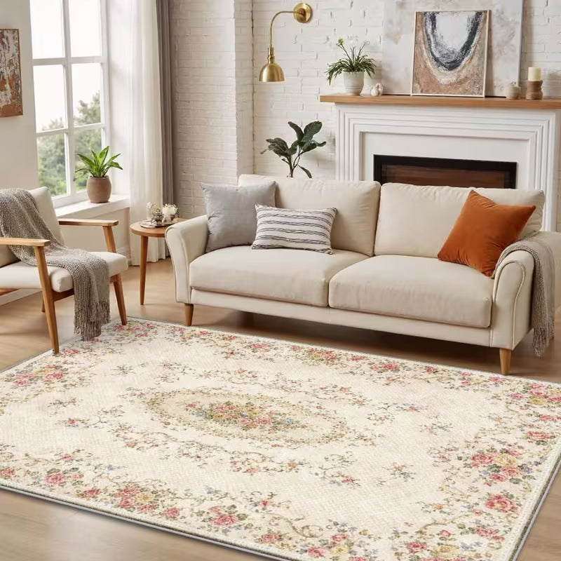 Elegant Floral Area Rug