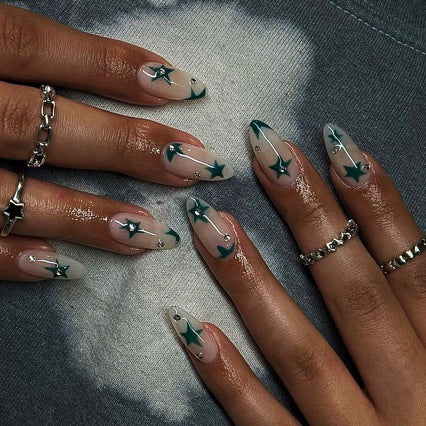 Starry Design Nail Art