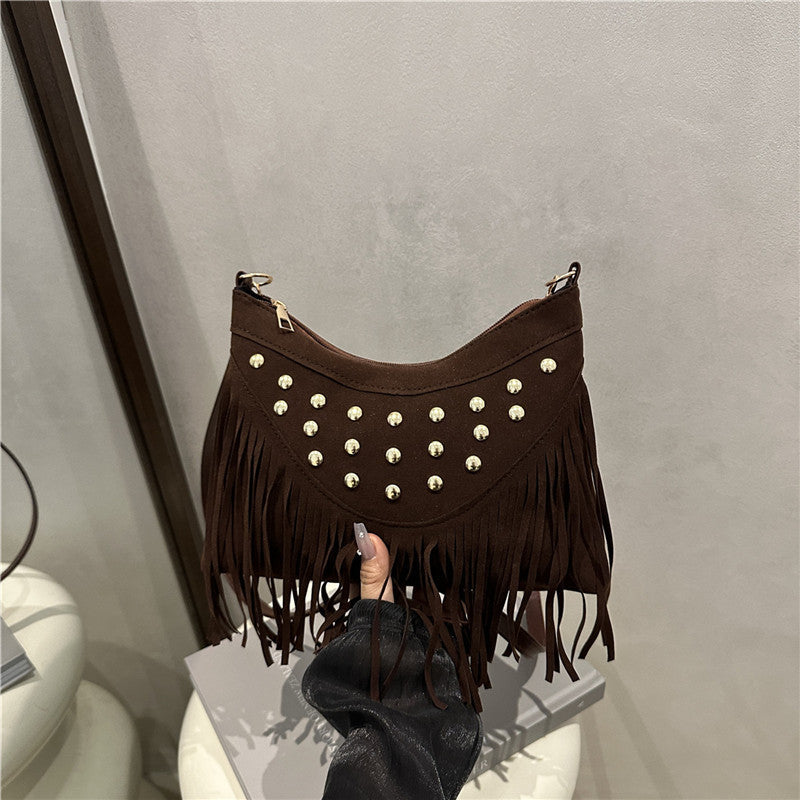 Decorative Fringe Crossbody Bag Kalsten