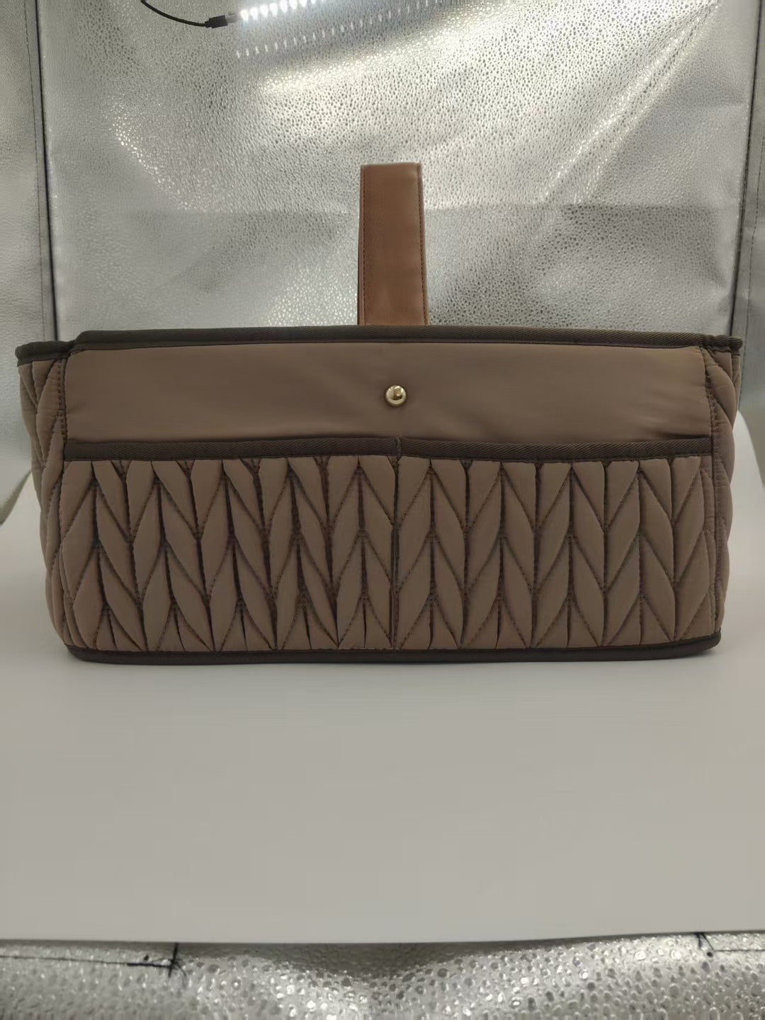 Quilted tote bag with practical compartments Kalsten