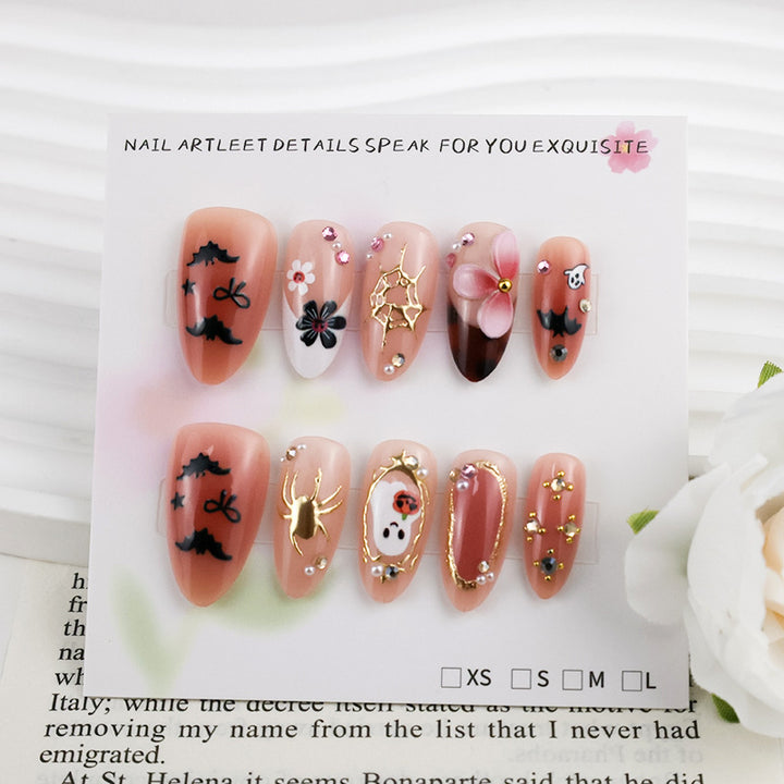 Nail art set with Halloween motifs and extravagant accents Kalsten