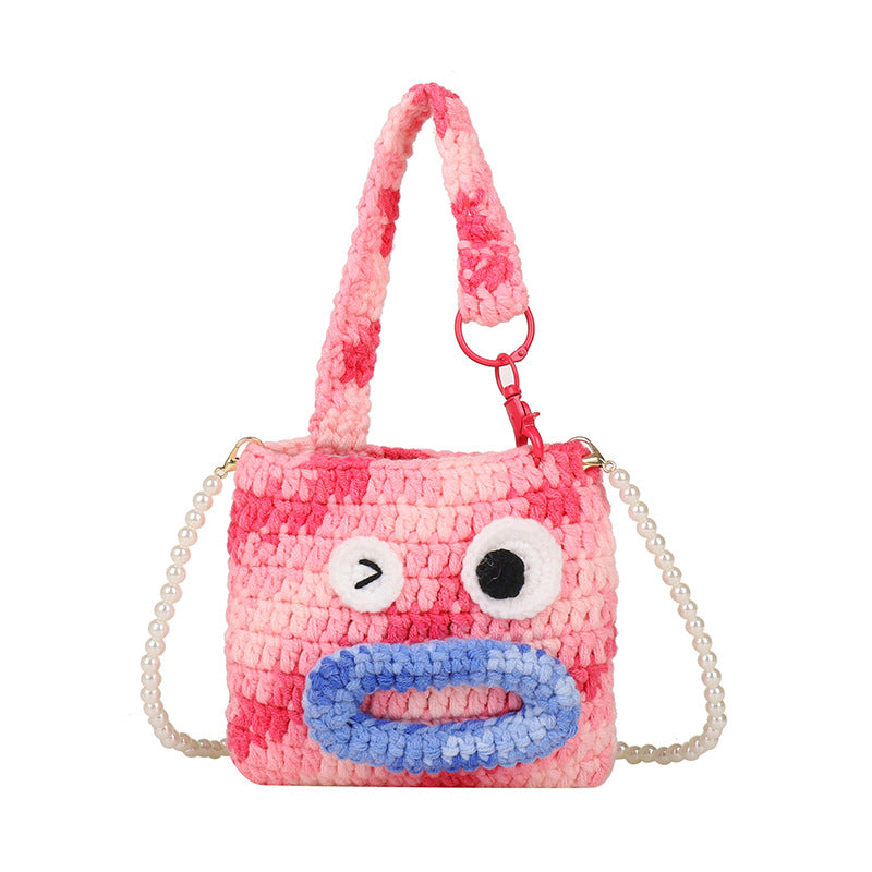 Cute Crochet Animal-Themed Handbag