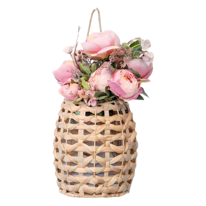 Handwoven Storage Basket with Metal Frame Kalsten