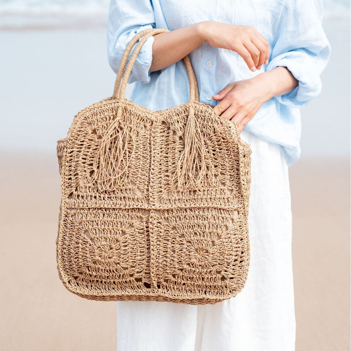 Braided Oversized Beach Bag Kalsten