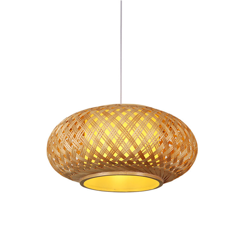 Woven Bamboo Ceiling Lamp