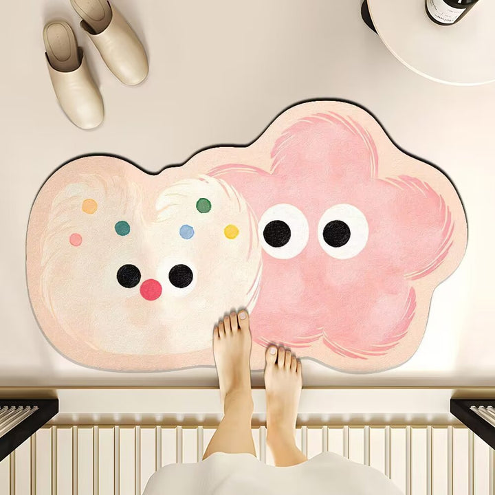 Cute Dessert-Themed Bath Mat