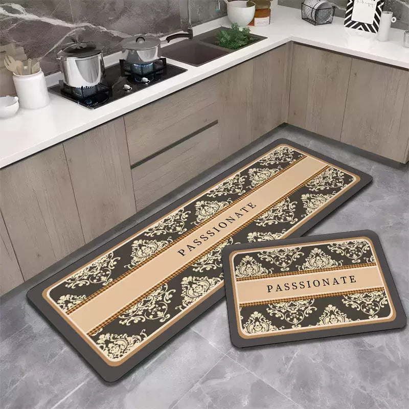 Geometric Pattern Kitchen Runner Mat