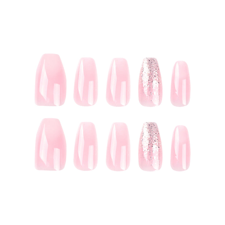 Artful Gel Nails with Glitter and Ombre Effects Kalsten