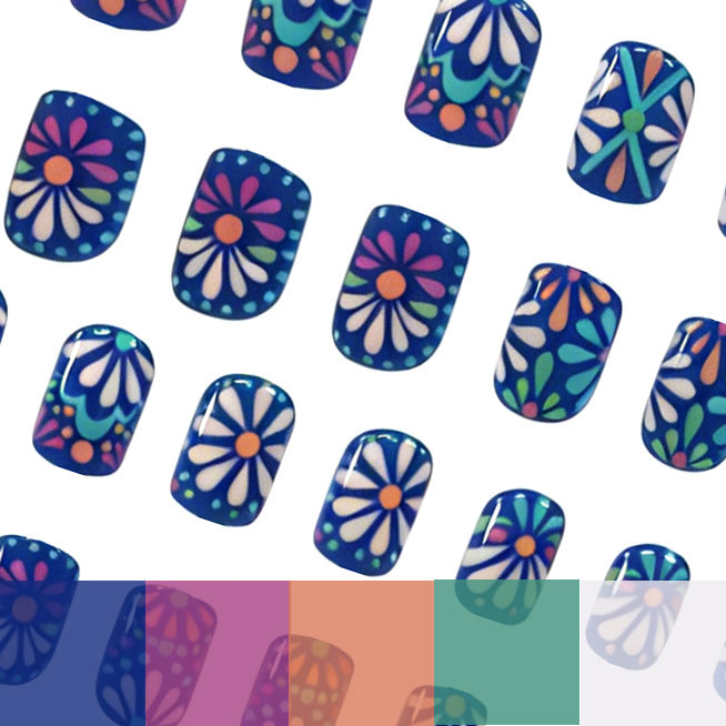 Floral Decorative Nail Art Enhancements Kalsten