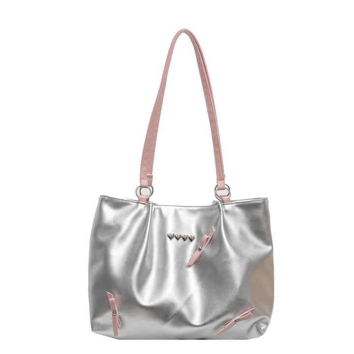 Elegant Faux Leather Hobo Bag