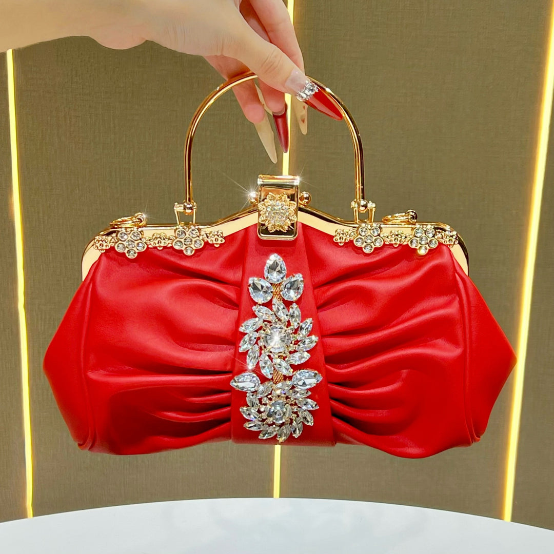 Ornamented Vintage-Inspired Evening Bag