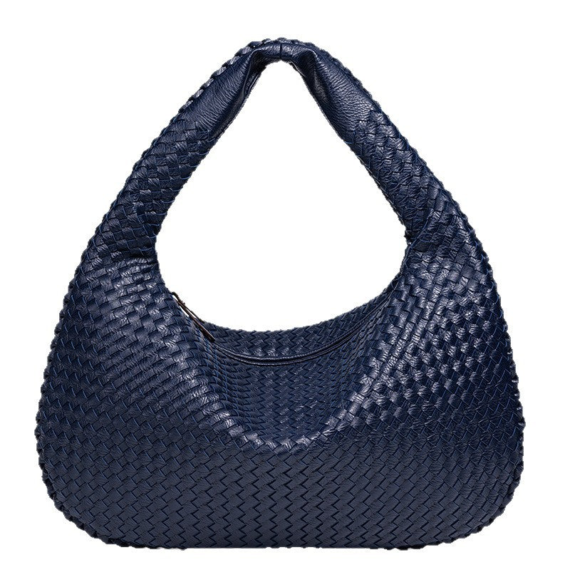 Woven Leather Shoulder Bag Kalsten