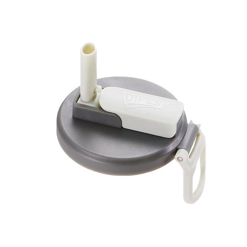 Universal Insulated Bottle Replacement Flip Straw Lid With Locking Carry Loop