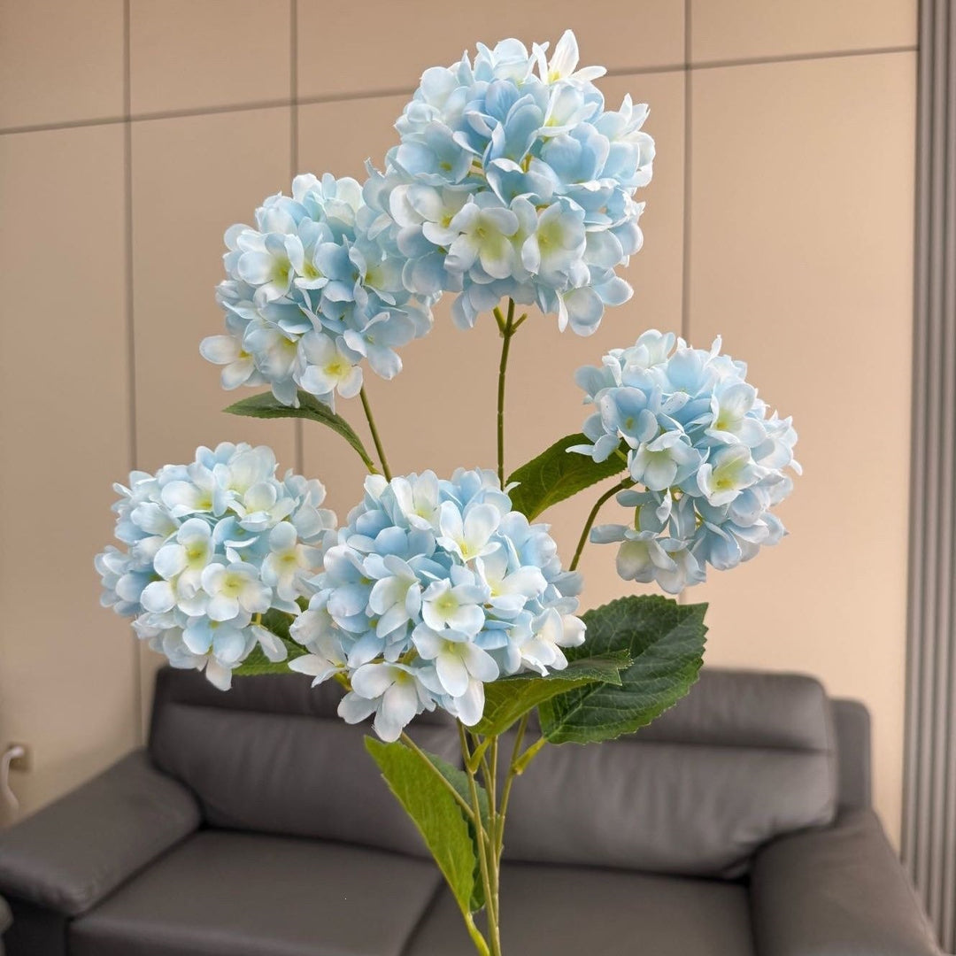 Lifelike Hydrangea Floral Arrangement