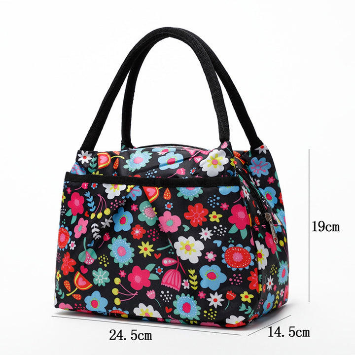 Floral Insulated Lunch Cooler Bag Kalsten