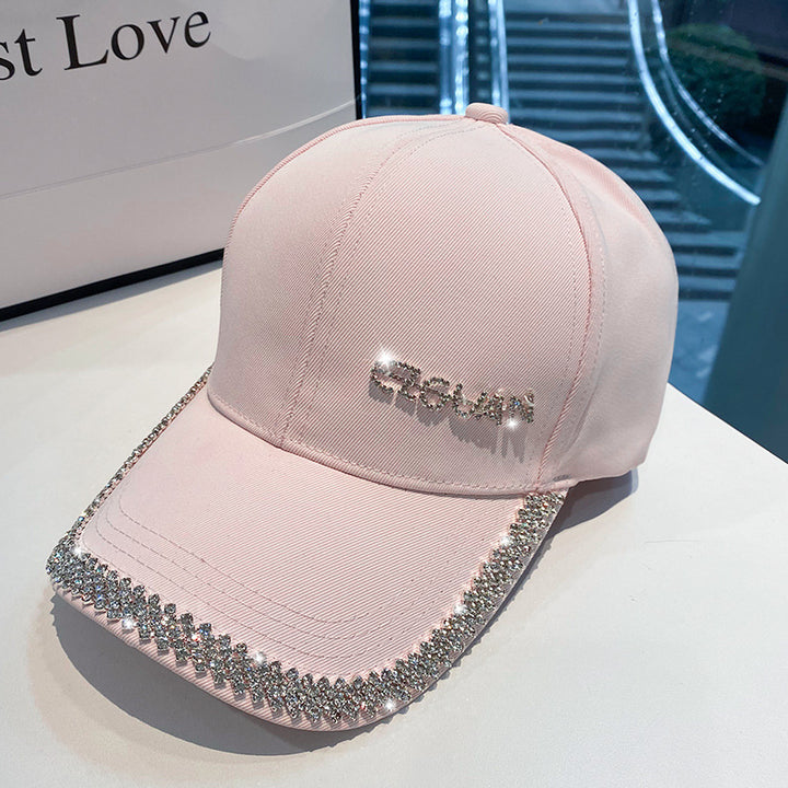 Women's Sparkling Rhinestone-Trimmed Baseball Cap Kalsten