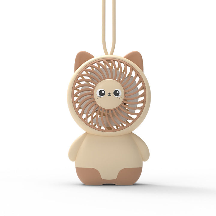 Cute Animal-Themed Handheld Fan Kalsten