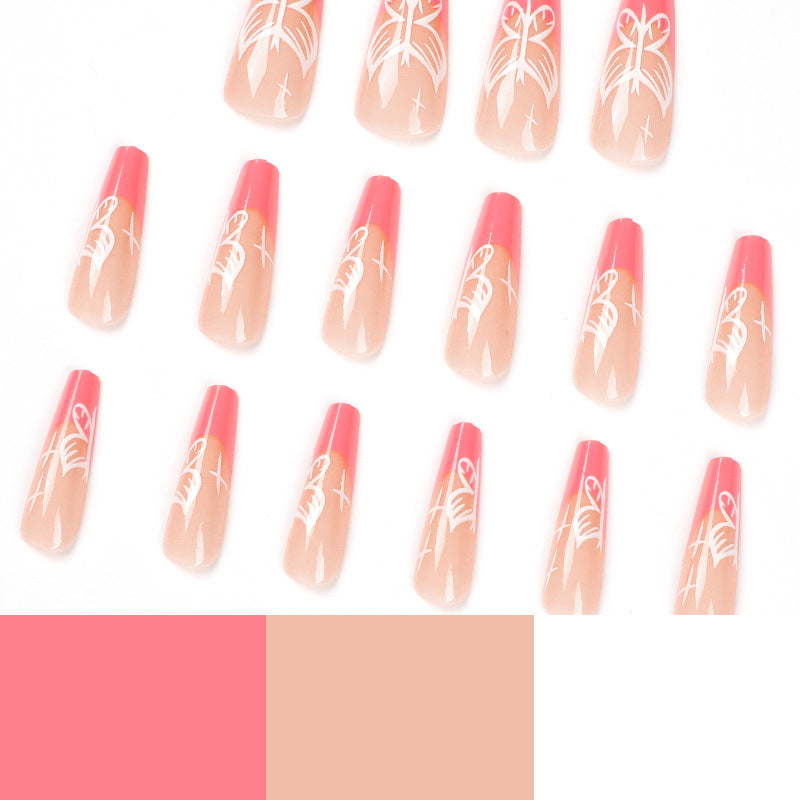 Artful stiletto nails with colorful butterfly design Kalsten