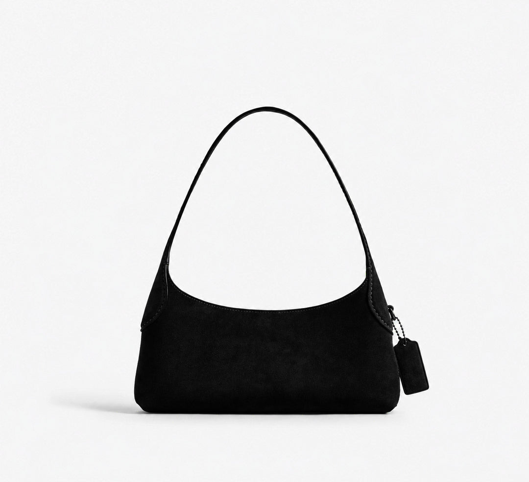 Elegant Suede Shoulder Purse