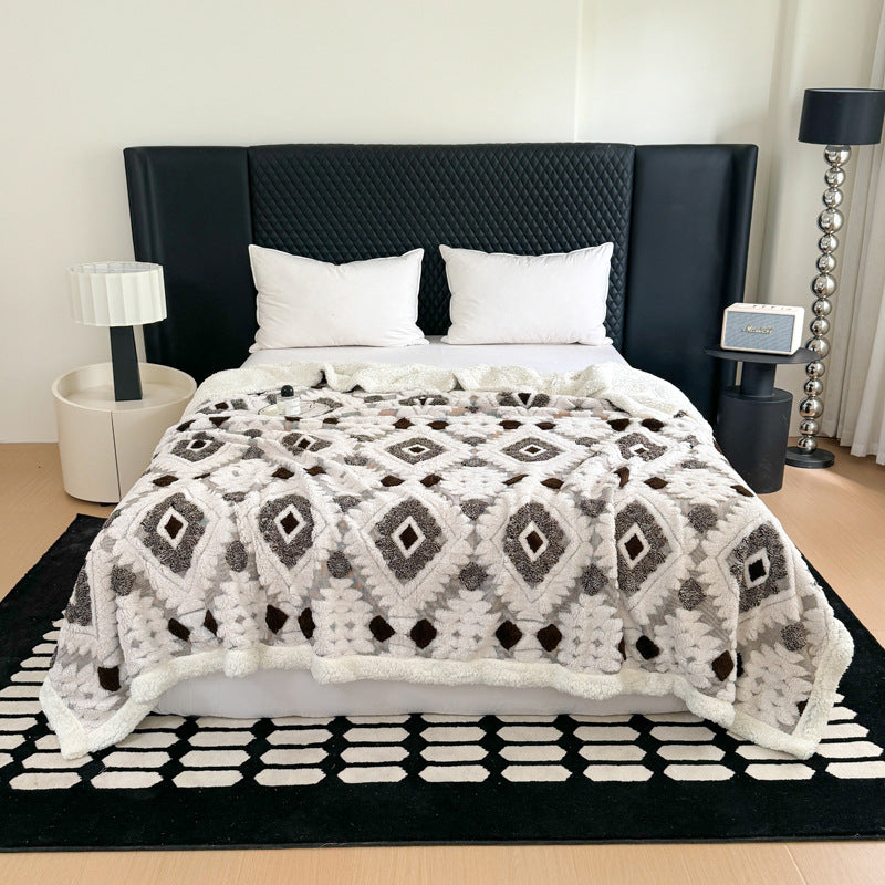 Decorative Fleece Throw Blanket