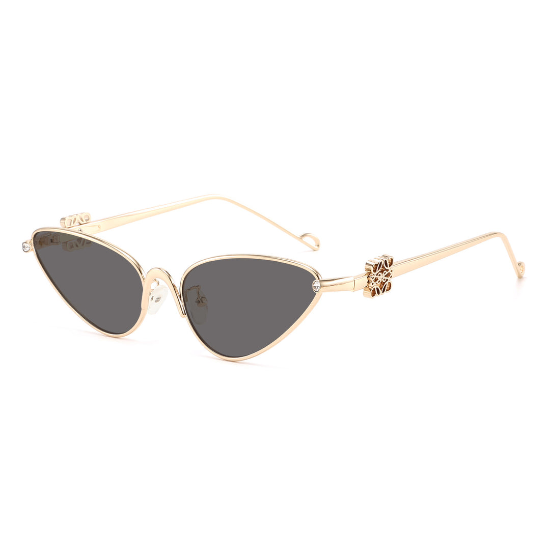 Women's Cat-Eye Sunglasses with Elegant Accents and UV Protection Kalsten