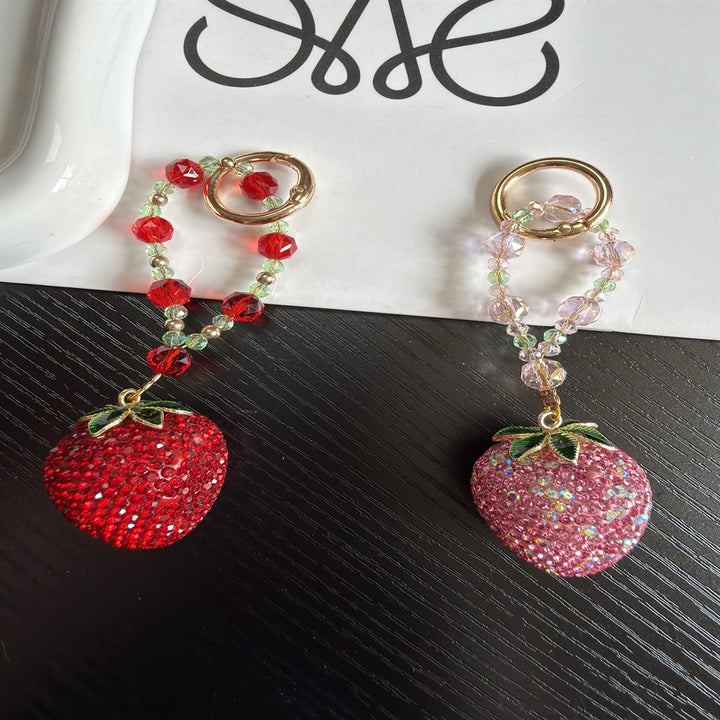 Strawberry Charm Keychain Holder Kalsten