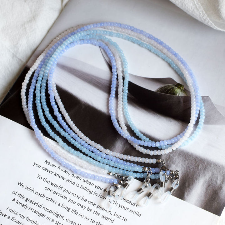 Elegant Beaded Eyewear Retainer Chain Kalsten