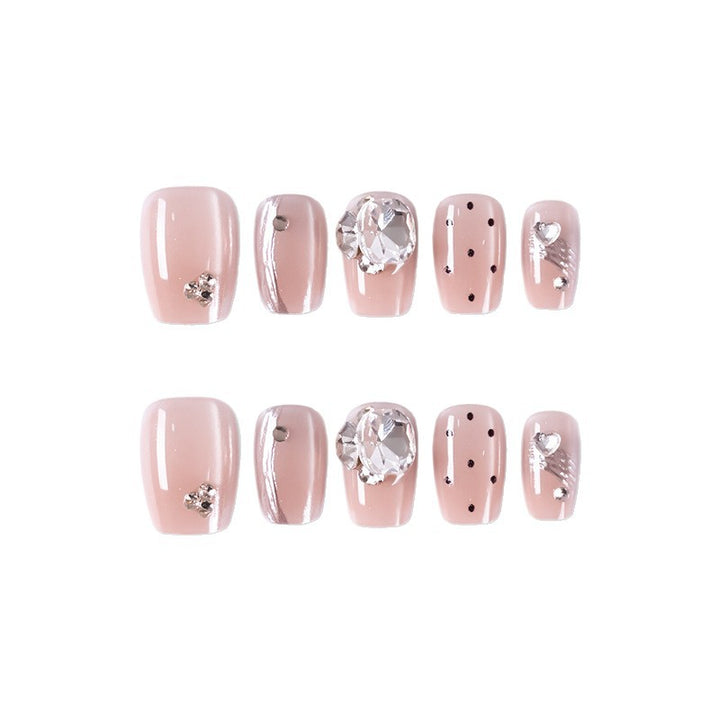 Premium Decorative Press-On Nail Set Kalsten