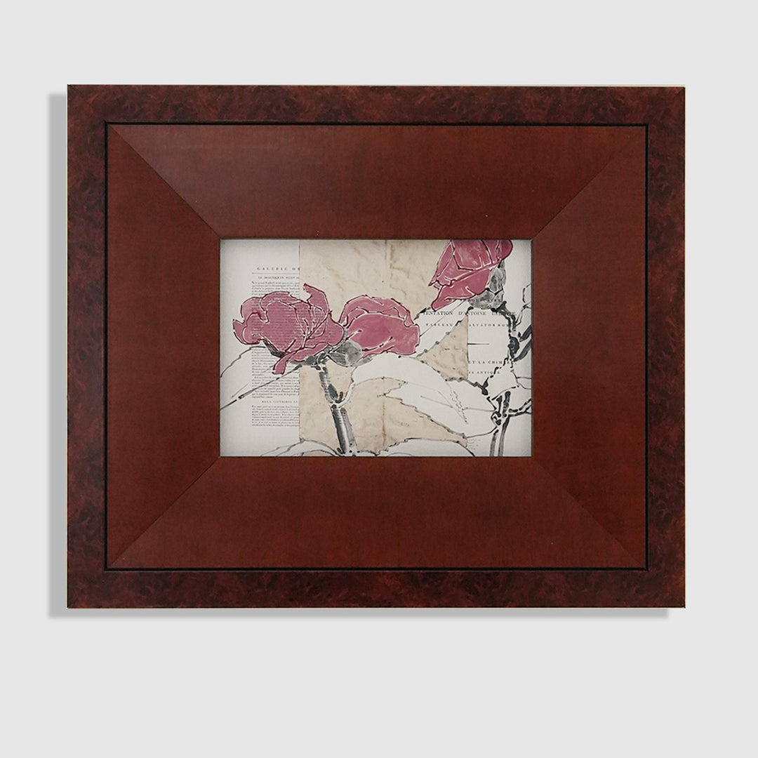 Elegant Flower Border Wall Art