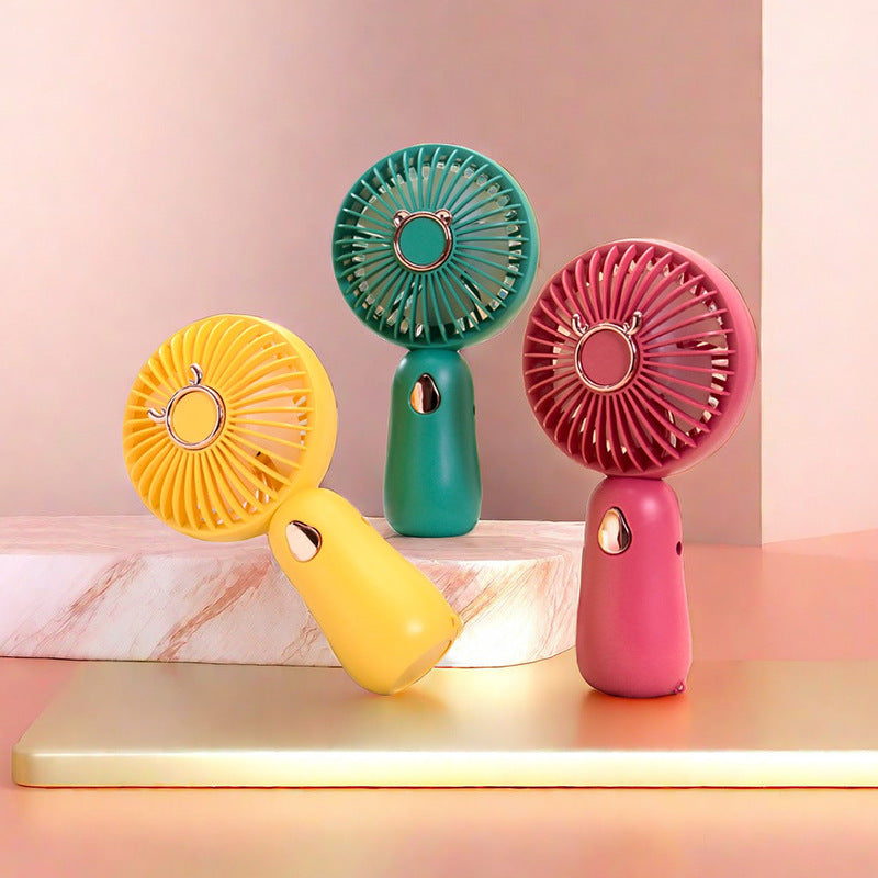 Portable handheld fan with USB charging function and ergonomic handle Kalsten