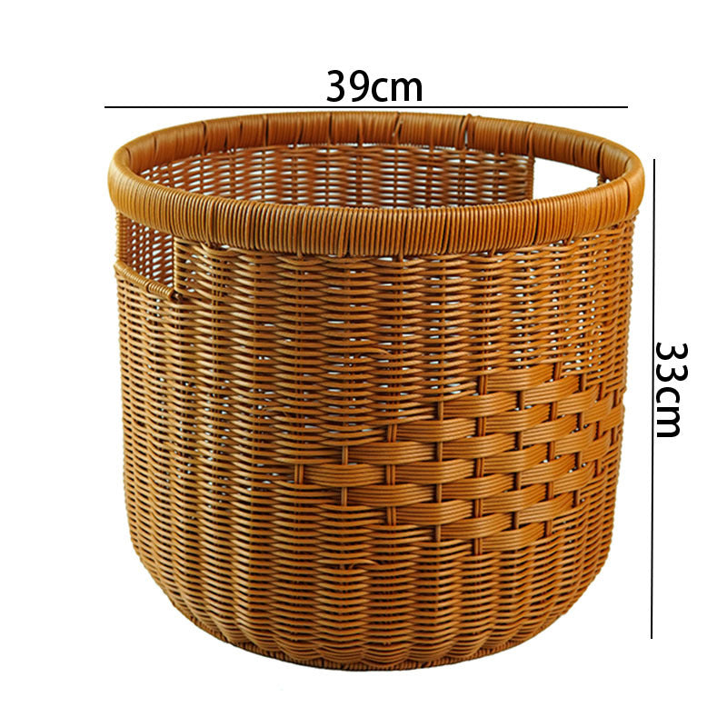 Stylish Round Woven Storage Basket Kalsten