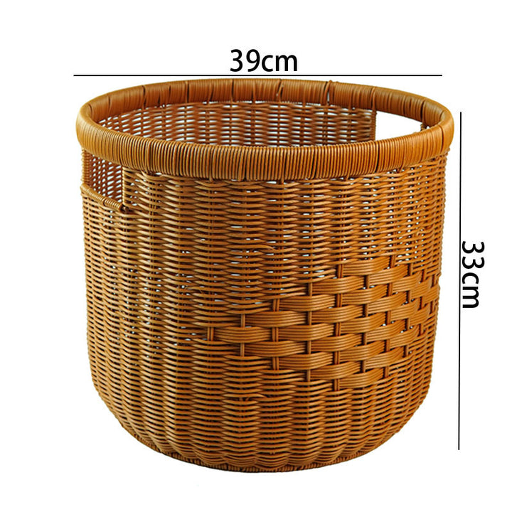 Stylish Round Woven Storage Basket Kalsten