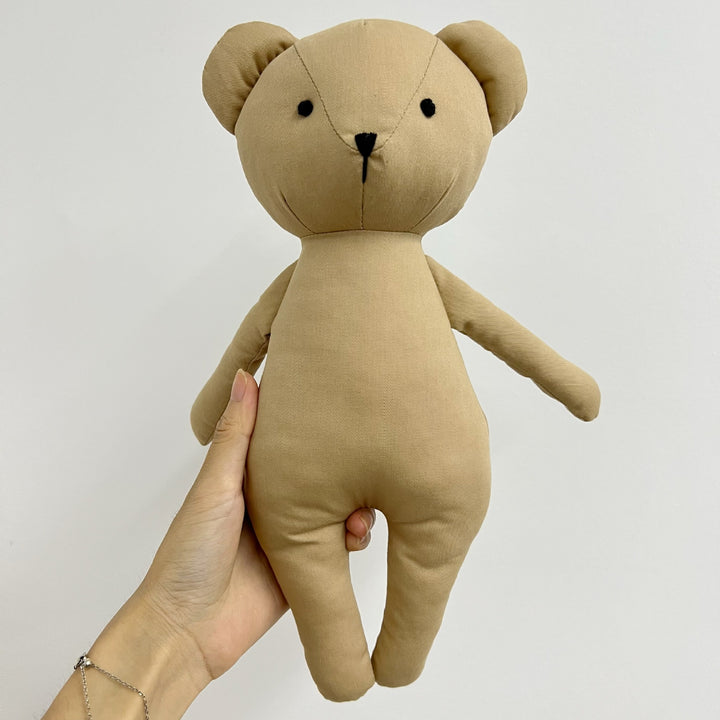 Soft Linen Superhero Mouse Plush with Detachable Cape