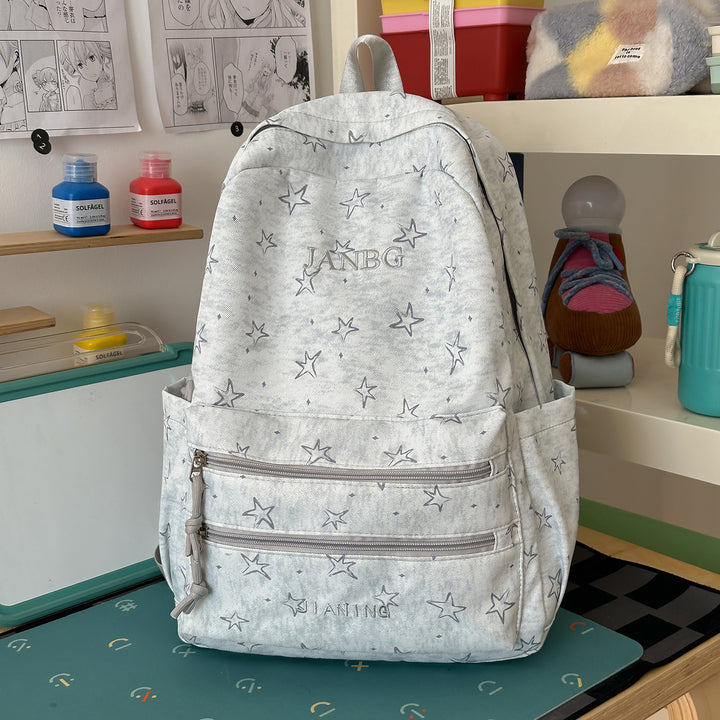 Star-Patterned School Backpack Kalsten