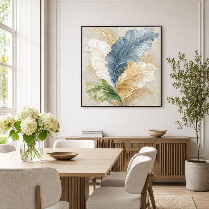Abstract Leaf Wall Art