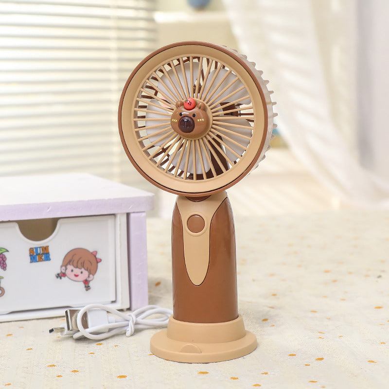 Women's Portable Handheld Fan with Animal Design Kalsten