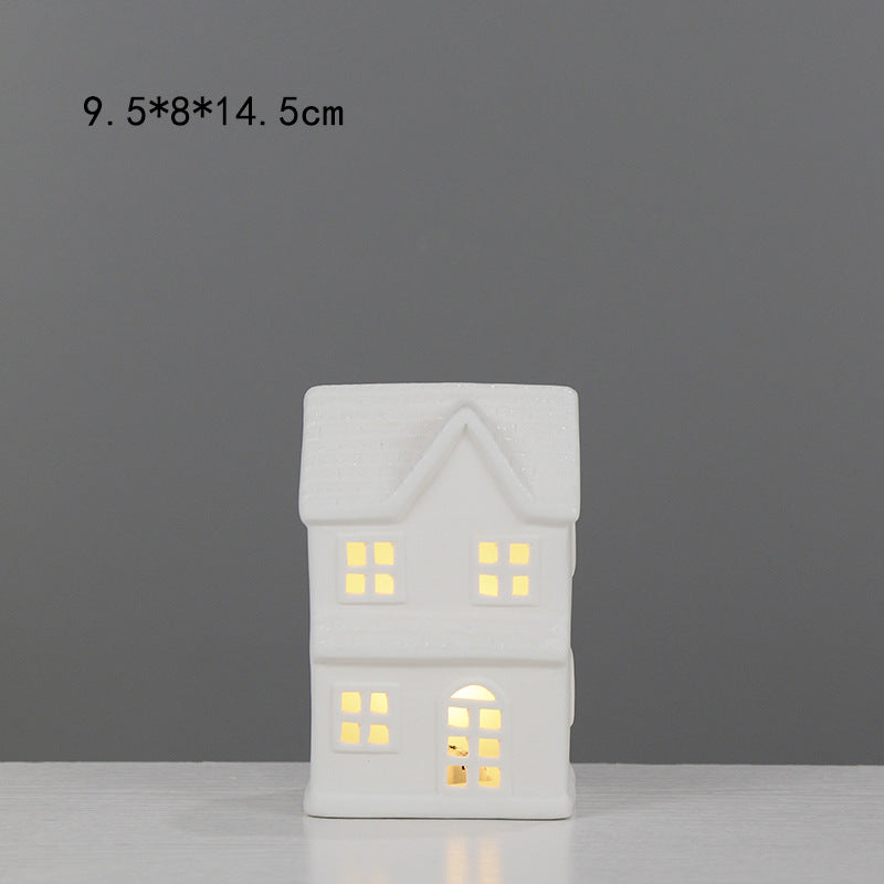 Decorative House-Shaped Ceramic Night Light Kalsten