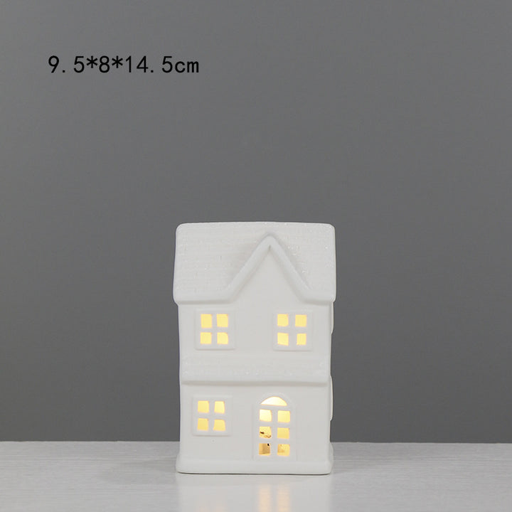 Decorative House-Shaped Ceramic Night Light Kalsten